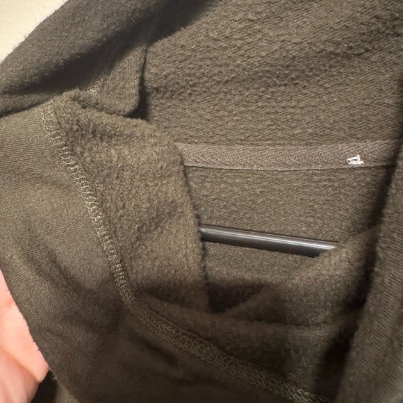 Dark Green cow neck long sleeve Dress - Picture 3 of 3